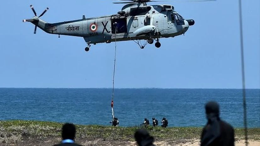Representative image Air dropping soldiers