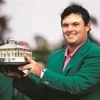 Patrick Reed holds the championship trophy after winning the Masters golf tournament on Sunday. AP/PTI