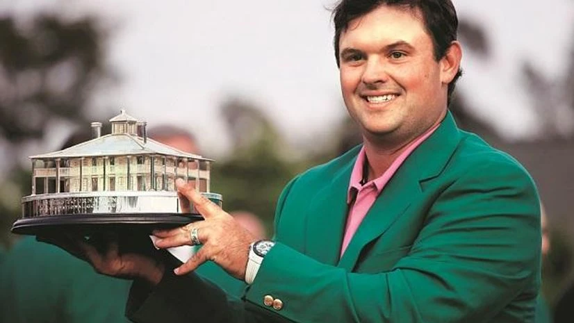 Patrick Reed holds the championship trophy after winning the Masters golf tournament on Sunday. AP/PTI Patrick Reed holds the championship trophy after winning the Masters golf tournament on Sunday. AP/PTI