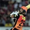 Hyderabad : Sunrisers Hyderabad's batsman Shikhar Dhawan plays a shot against Rajasthan Royals during an IPL 2018 cricket match at Rajiv Gandhi International Stadium in Hyderabad
