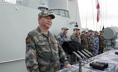 China holds biggest ever military drill in SCS amid Xi's presence south china sea
