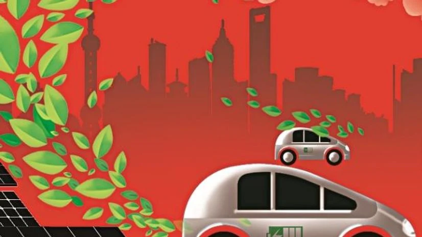 Green growth, Illustration by Ajaya Mohanty