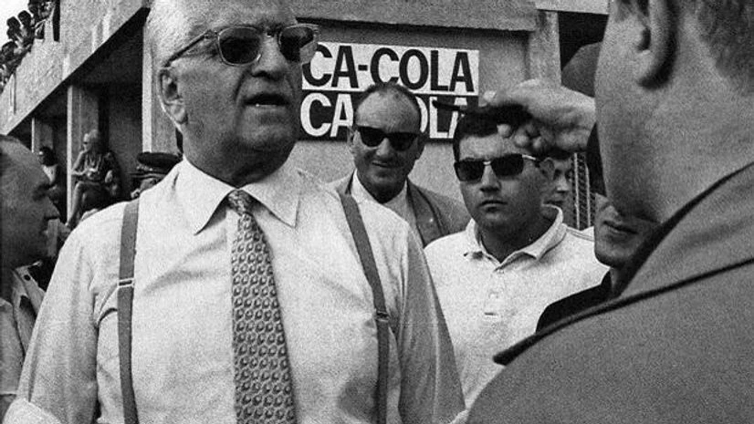 Enzo Ferrari A 1967 photograph of Enzo Ferrari