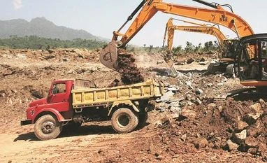 Delhi PWD demolishes 2 religious structures in Bhajanpura for road widening jcb