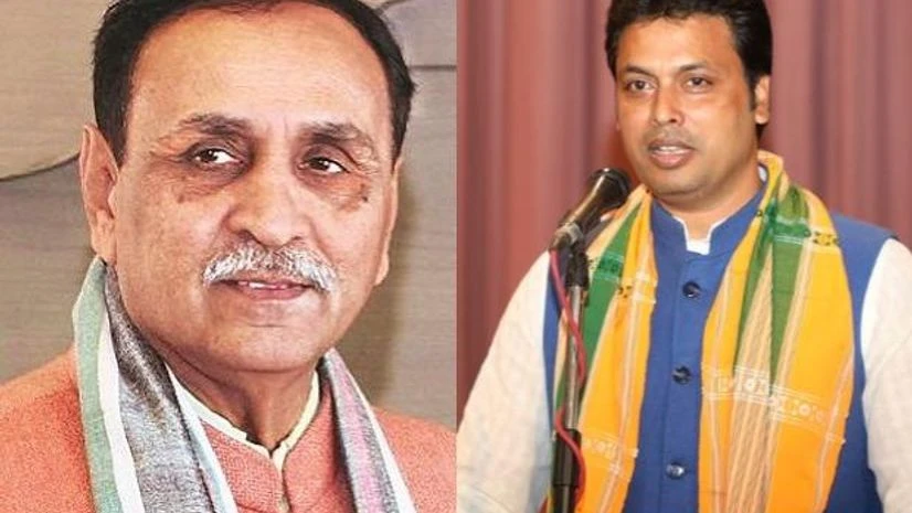 Vijay Rupani, Biplab Deb Vijay Rupani, Biplab Deb