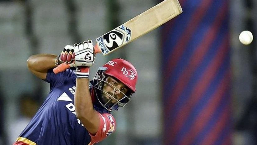 Rishab Pant, Delhi Daredevils, IPL Delhi Daredevils' Rishabh Pant plays a shot against Rajasthan Royals during IPL 2018 cricket match at Feroz Shah Kotla Stadium in New Delhi. Photo: PTI