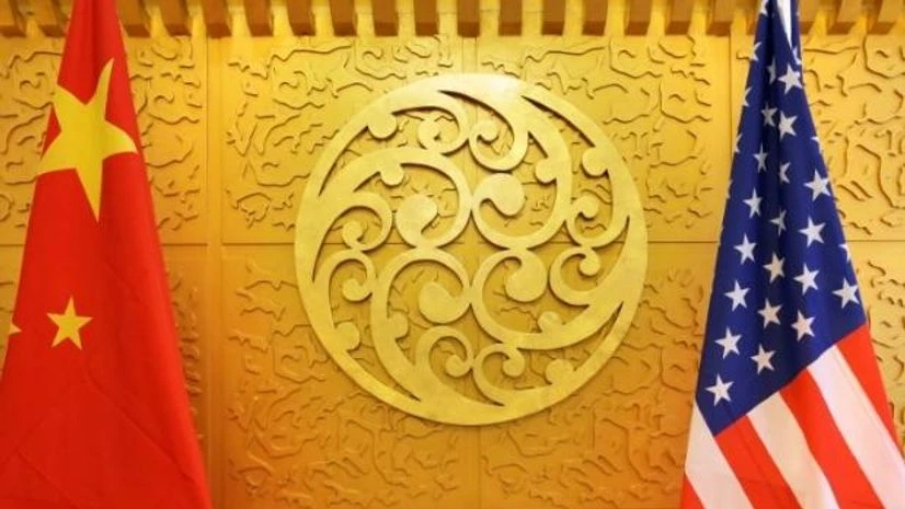 US, China, US China flag US, China, US China flag