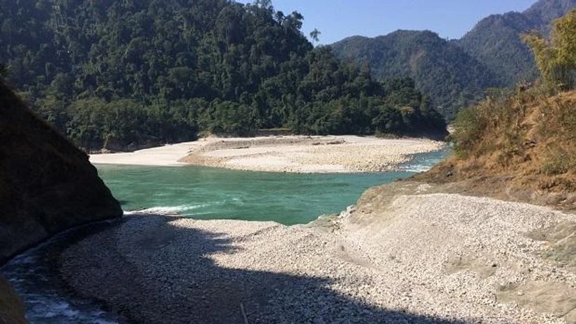 The Siang river in Arunachal Pradesh Siang river