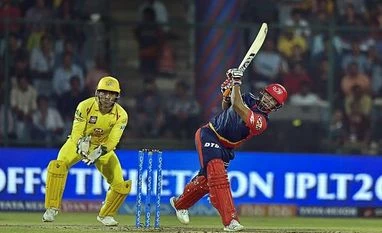 IPL 2018: Delhi bowlers hand Chennai bitter defeat, DD beat CSK by 34 runs CSK vs DD, IPL 2018, Delhi Daredevils' Rishabh Pant plays a shot against Chennai Super Kings during their IPL T-20 cricket match, in New Delhi. Photo: PTI