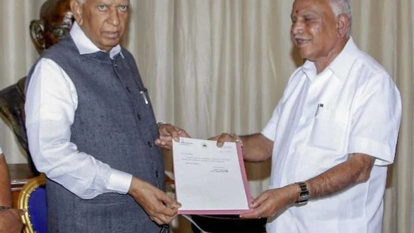 B S Yeddyurappa, Vajubhai Vala B S Yeddyurappa, Vajubhai Vala