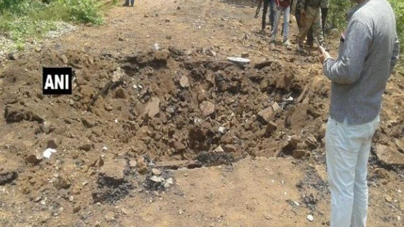 Chhattisgarh naxals blast Chhattisgarh naxals blast