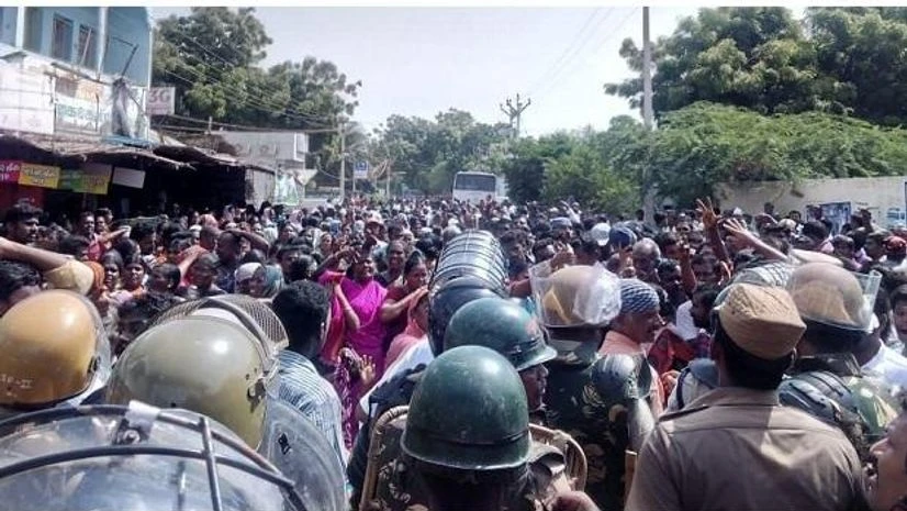 Sterlite protest Sterlite protest