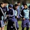 Lionel Messi practices with his teammates for World Cup 2018