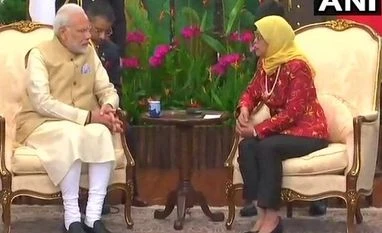 Good he doesn't take real questions: Rahul Gandhi calls Modi's Q&A scripted Modi, Halimah Yacob