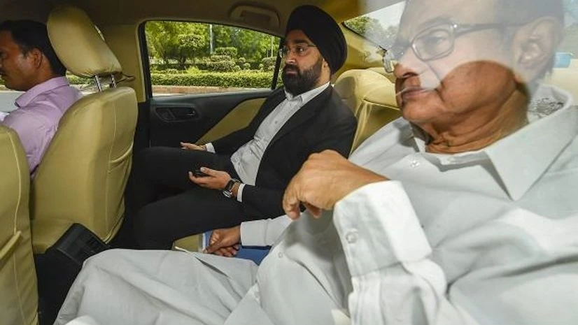 Former finance minister P Chidambaram arrives at the Enforcement Directorate office, in New Delhi. Photo: PTI Former finance minister P Chidambaram arrives at the Enforcement Directorate office, in New Delhi. Photo: PTI