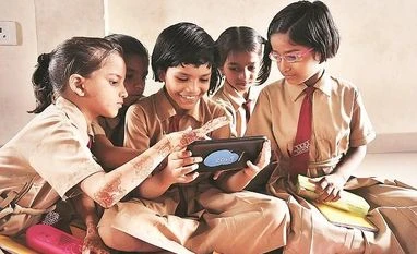 Malala Day: World Bank says not educating girls costs world up to $30 trn Students from Guru Nanak School in Mumbai using Class Cloud