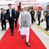 Prime Minister Narendra Modi arrives in China's Qingdao for the SCO Summit