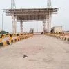 A semi-constructed toll booth on the Eastern Peripheral Expressway at Palwal. Photo: Arup Roychoudhury
