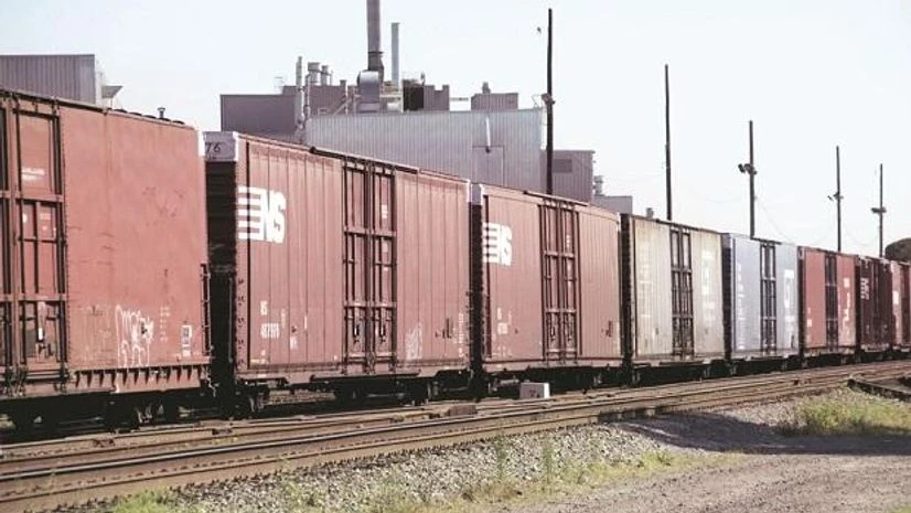 Goods train, wagon Goods train, wagon