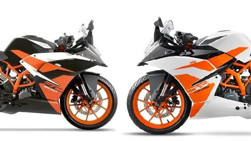 KTM RC 200 new black colour model resembles RC 390 model: Details here KTM RC 200 black, KTM RC 200 white