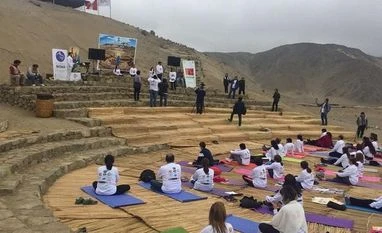 Peru, Japan also celebrate fourth edition of International Yoga Day peru yoga