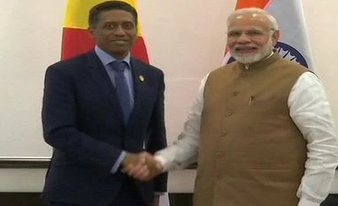 Seychelles President arrives in Gujarat, to visit IIM-A, Sabarmati Ashram Danny Faure