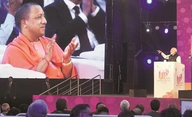 Big hype but little to show: In Adityanath's UP, key projects fail to move Yogi Adityanath, Narendra Modi, UP Investors Summit, UP CM Yogi Adityanath