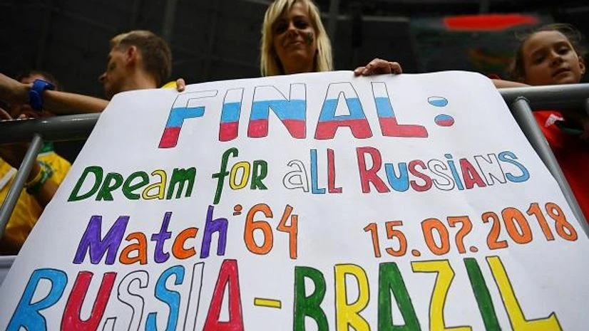 Russian fan Photo: Reuters