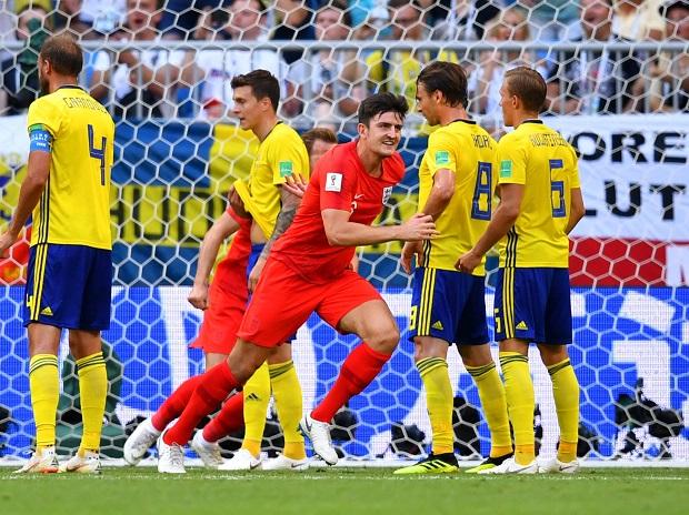 England vs Sweden: Harry Maguire scores! England vs Sweden: Harry Maguire scores!