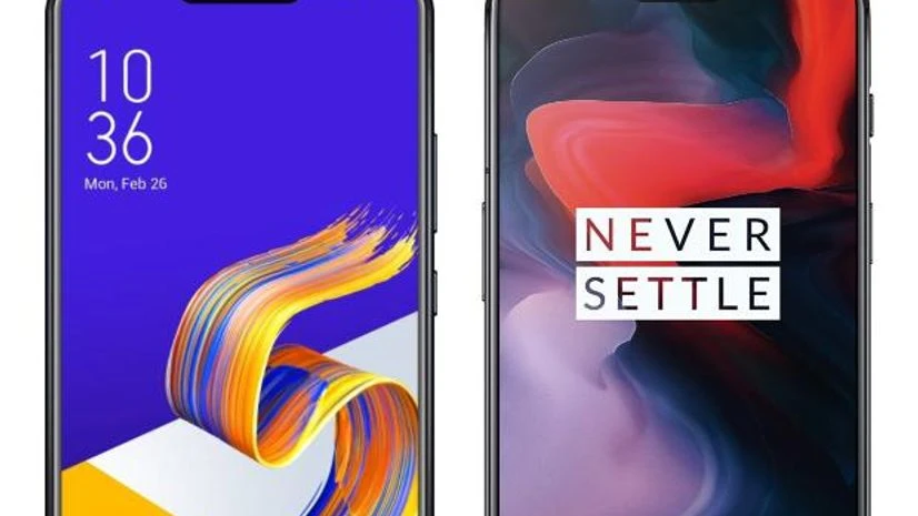 Asus Zenfone 5z, OnePlus 6 Asus Zenfone 5z, OnePlus 6