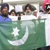 Sikhs protesting in Amritsar against unlawful eviction of Gulab Singh