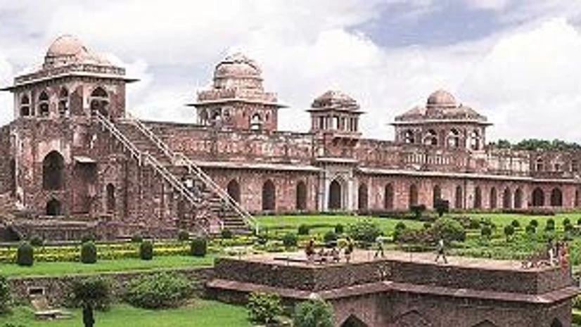 The Jahaz Mahal in Mandu The Jahaz Mahal in Mandu
