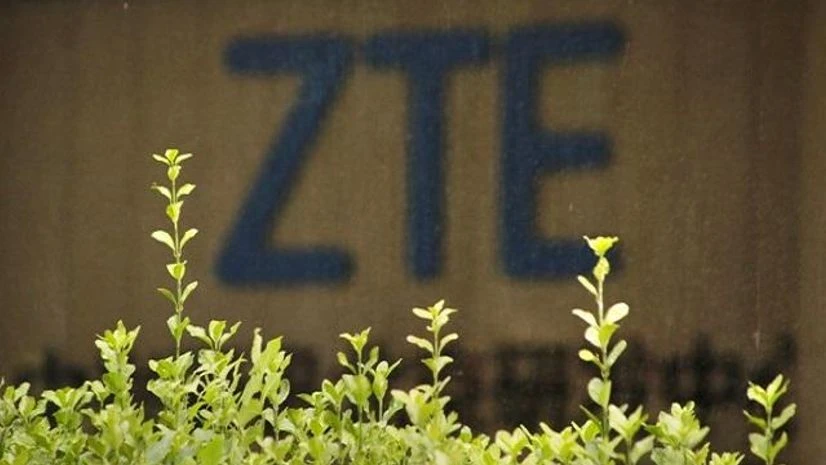 ZTE The logo of China's ZTE Corp is seen at the lobby of ZTE Beijing research and development center building in Beijing, China Photo: Reuters