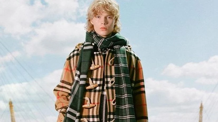 A Burberry model. Photo: Twitter. A Burberry model. Photo: Twitter.
