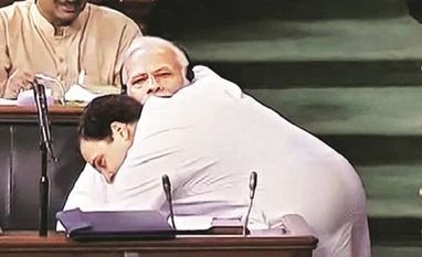 PM doing drama, being childish; Rahul hugged to show compassion: Congress modi, trust vote, no confidence motion, rahul gandhi