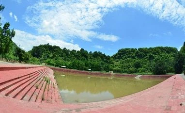 This Haryana village believes it has 'found' the mythical Saraswati river the Haryana Sarasvati Heritage Development Board has constructed a step well just below the ‘origin’