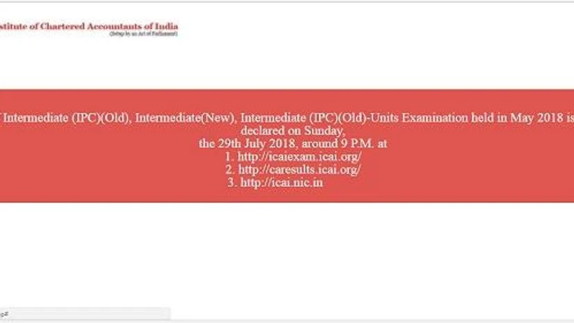 ICAI CA Intermediate result 2018 is likely to be out at 9 pm today ICAI CA Intermediate result 2018 is likely to be out at 9 pm today