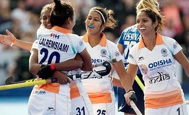 Women's Hockey World Cup: India beats Italy by 3-0 to enter quarter-finals Women hockey world cup, hockey world cup , women hockey world cup 2018, INdian women hockey team