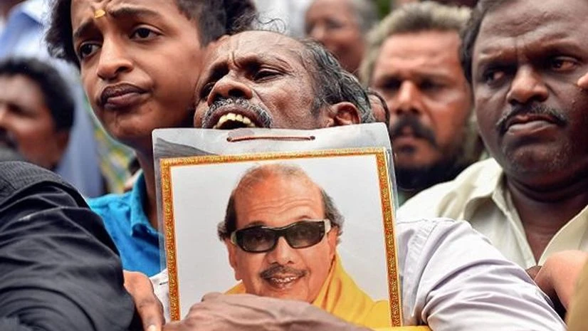 Photo: PTI Karunanidhi