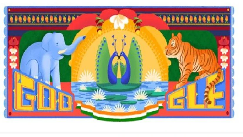 Google Doodle on India's 72nd Independence Day Google Doodle on India's 72nd Independence Day