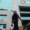 Mumbai: New logo of National Stock Exchange (NSE) displayed outside the headquarter, in Mumbai on Thursday, August 16, 2018. Photo: PTI