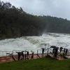 A view of Pykara river as it swells up following heavy monsoon rains, in Ooty on Thursday