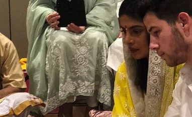 Priyanka Chopra, Nick Jonas seal relationship in 'roka' ceremony: See pics Priyanka Chopra, nick jonas