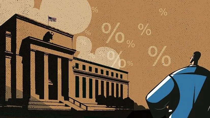 Fed rate hike Illustration by Ajay Mohanty