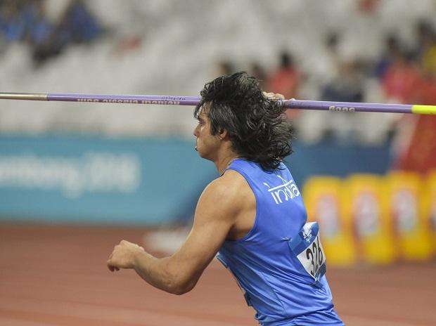 Neeraj Chopra became the first Indian javelin thrower to win an Asian Games gold medal Neeraj Chopra became the first Indian javelin thrower to win an Asian Games gold medal