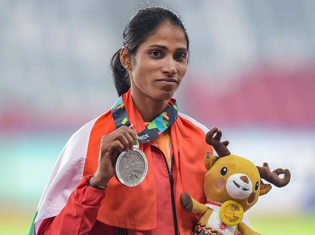 Sudha Singh wins silver in women's 3000m steeplechase in Asian Games Sudha Singh wins silver in women's 3000m steeplechase in Asian Games
