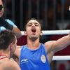 Jakarta: India's Amit Panghal (in blue) gestures after defeating Uzbekistan's Hasanboy Dusmatov during the Men's light fly (46-49kg) boxing final bout at the 18th Asian Games 2018 in Jakarta, Indonesia on Saturday, Sept 1, 2018. Photo: PTI