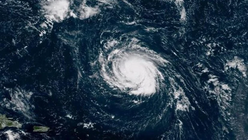 Florence, Hurricane Hurricane Florence seen over the Atlantic Ocean (Photo: Reuters)