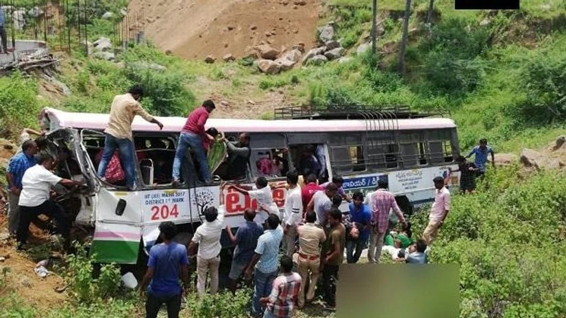 telangana bus tragedy telangana bus tragedy
