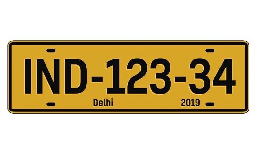 Delhi number plate Delhi number plate